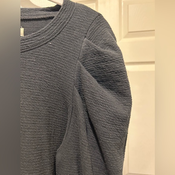 NWT Madewell Pleated Statement-Sleeve Top - Picture 4 of 7